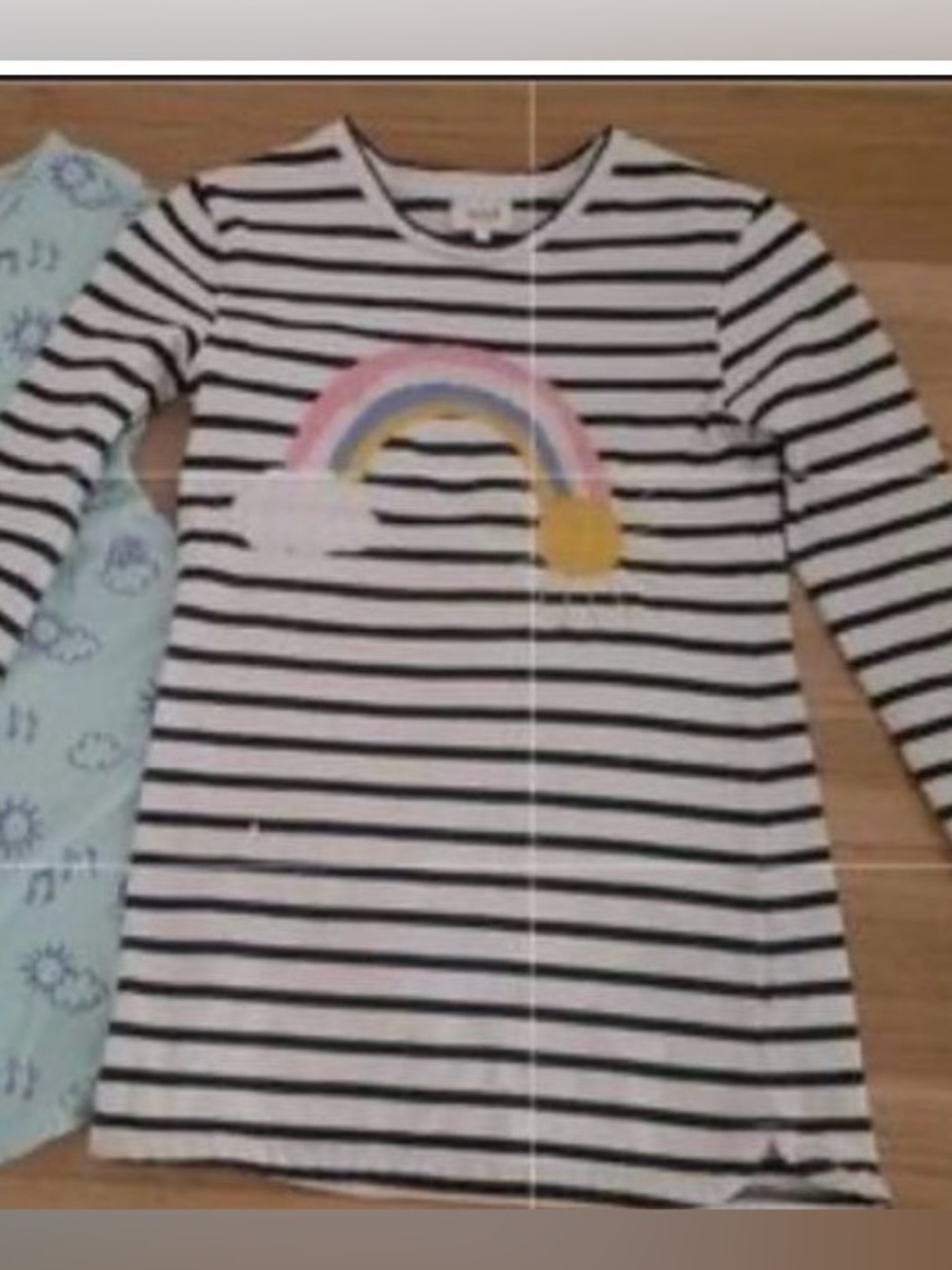 Rainbow appliqué dress size 7